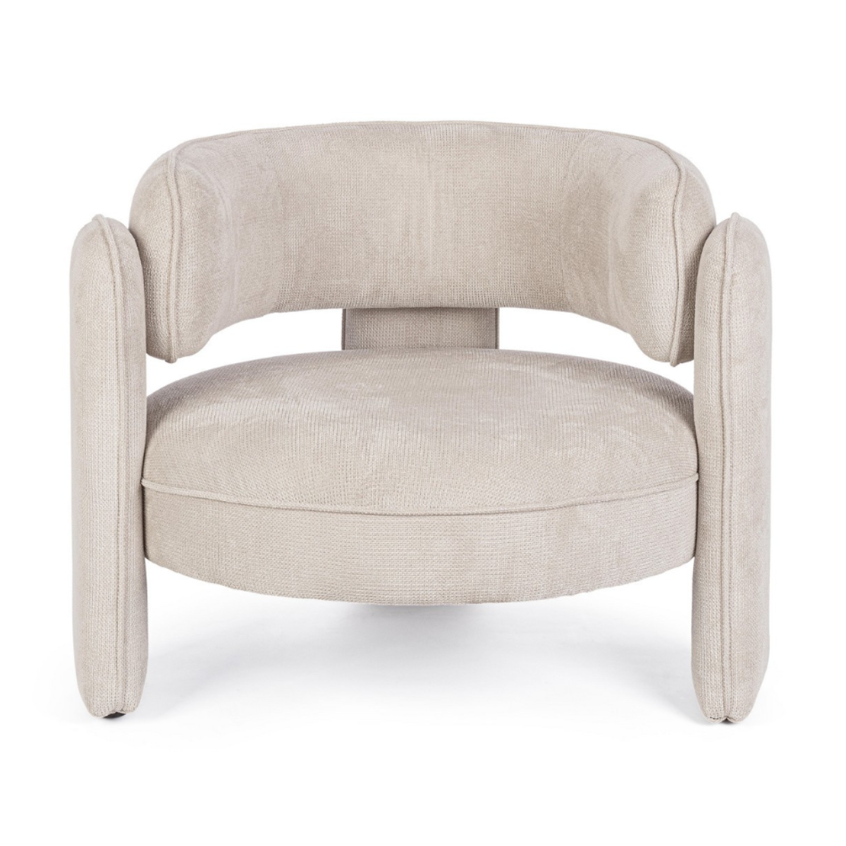 BT AMARA Beige design Upholstered indoor armchair